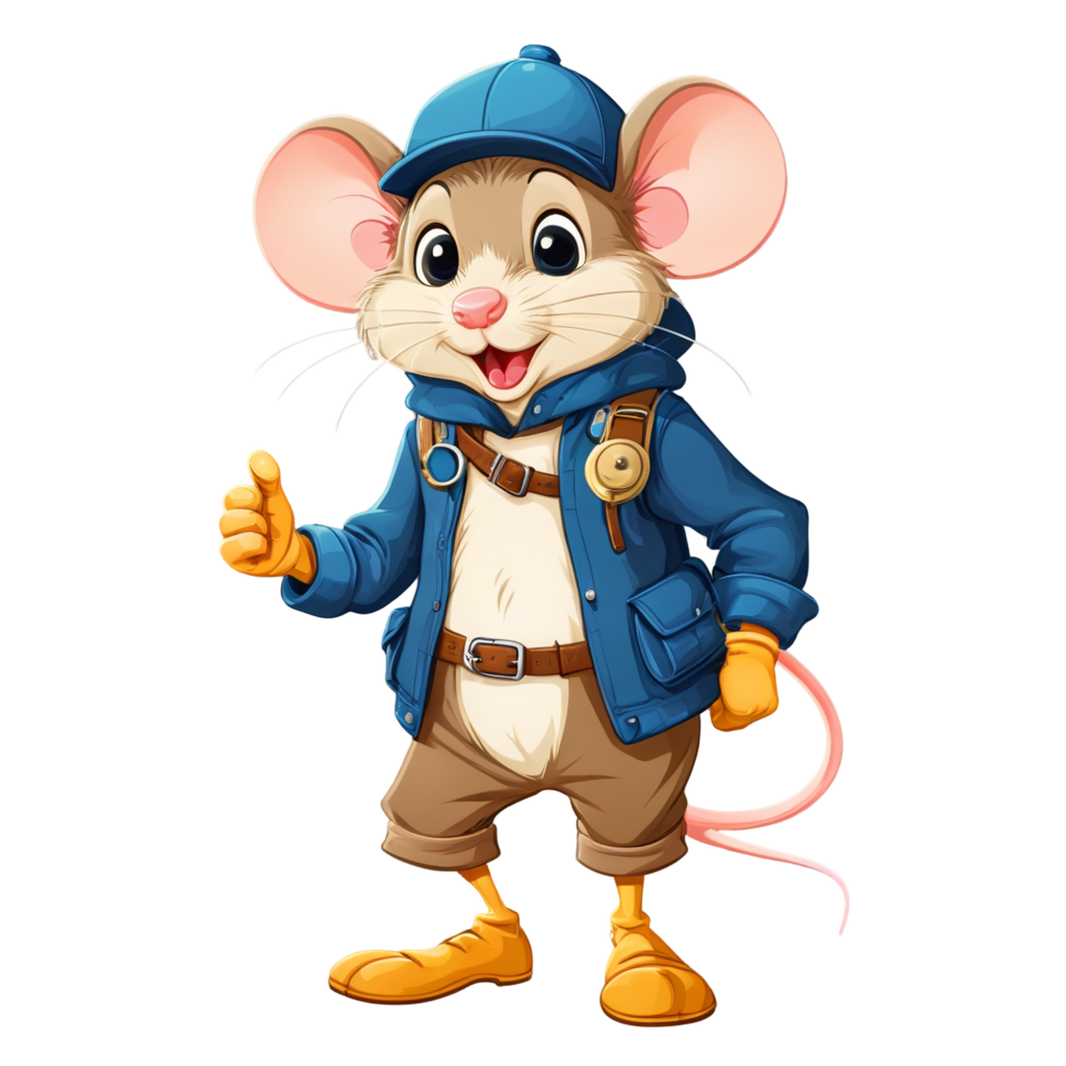 Hình in chuột cute dễ thương