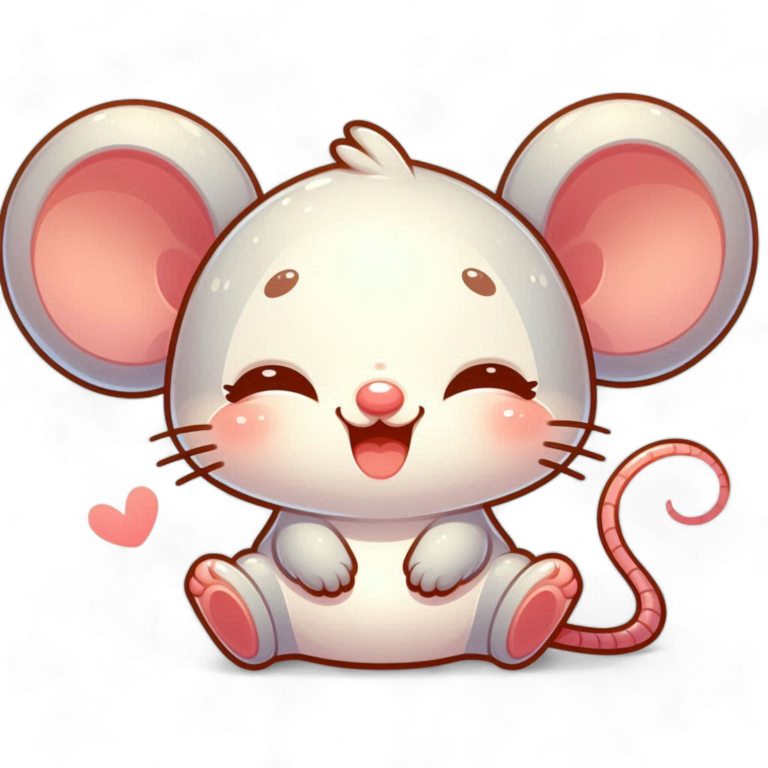 Hình in chuột cute dễ thương