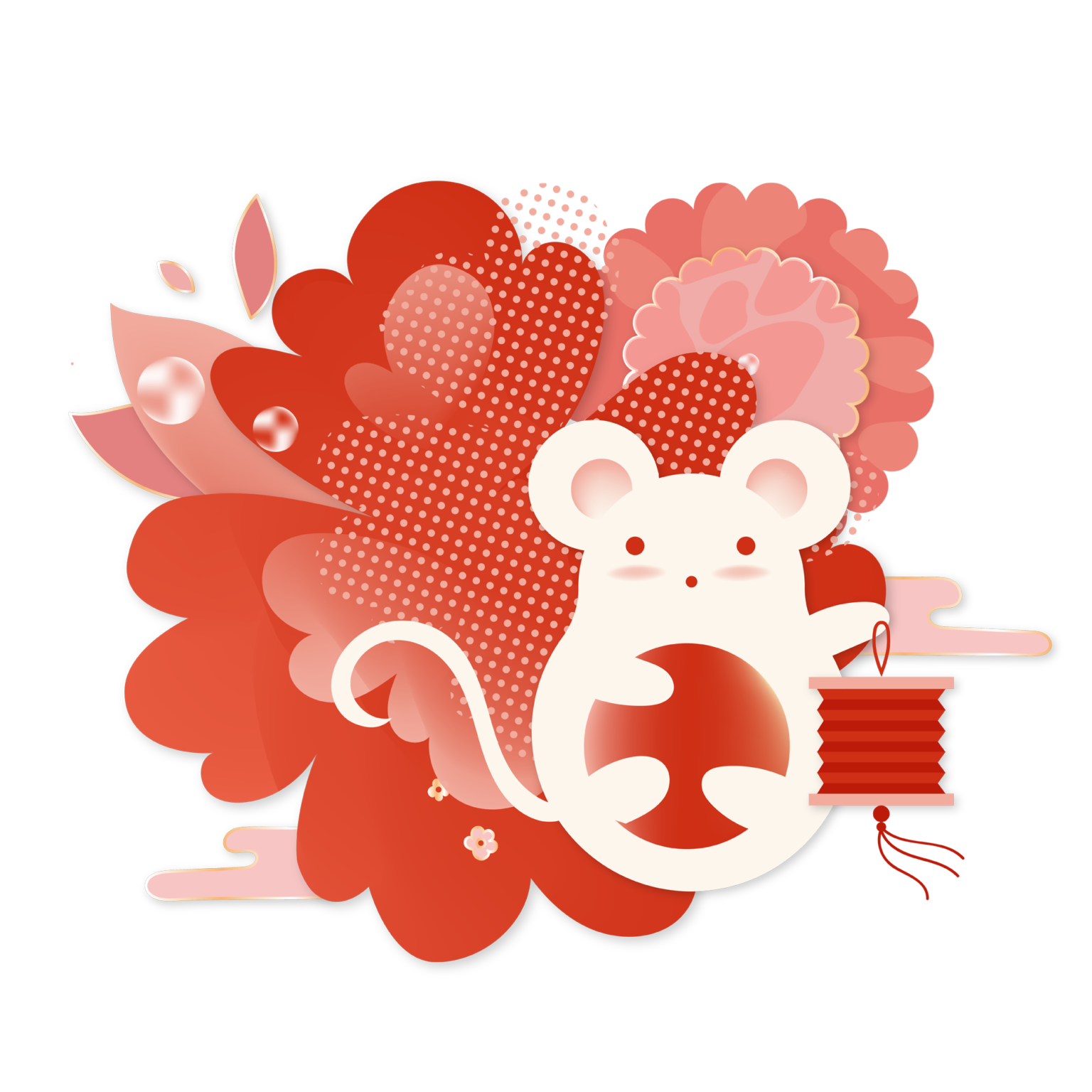 Hình in chuột cute dễ thương