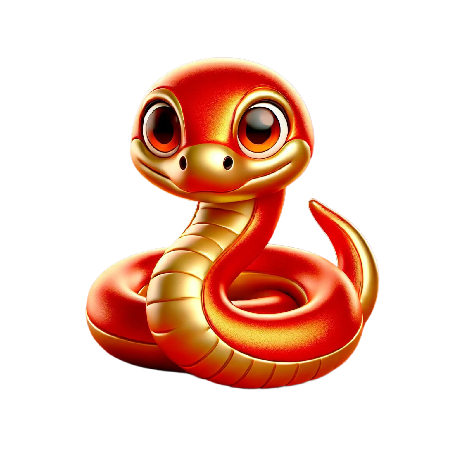 Hình in con rắn đẹp cute năm Ất tỵ 2025