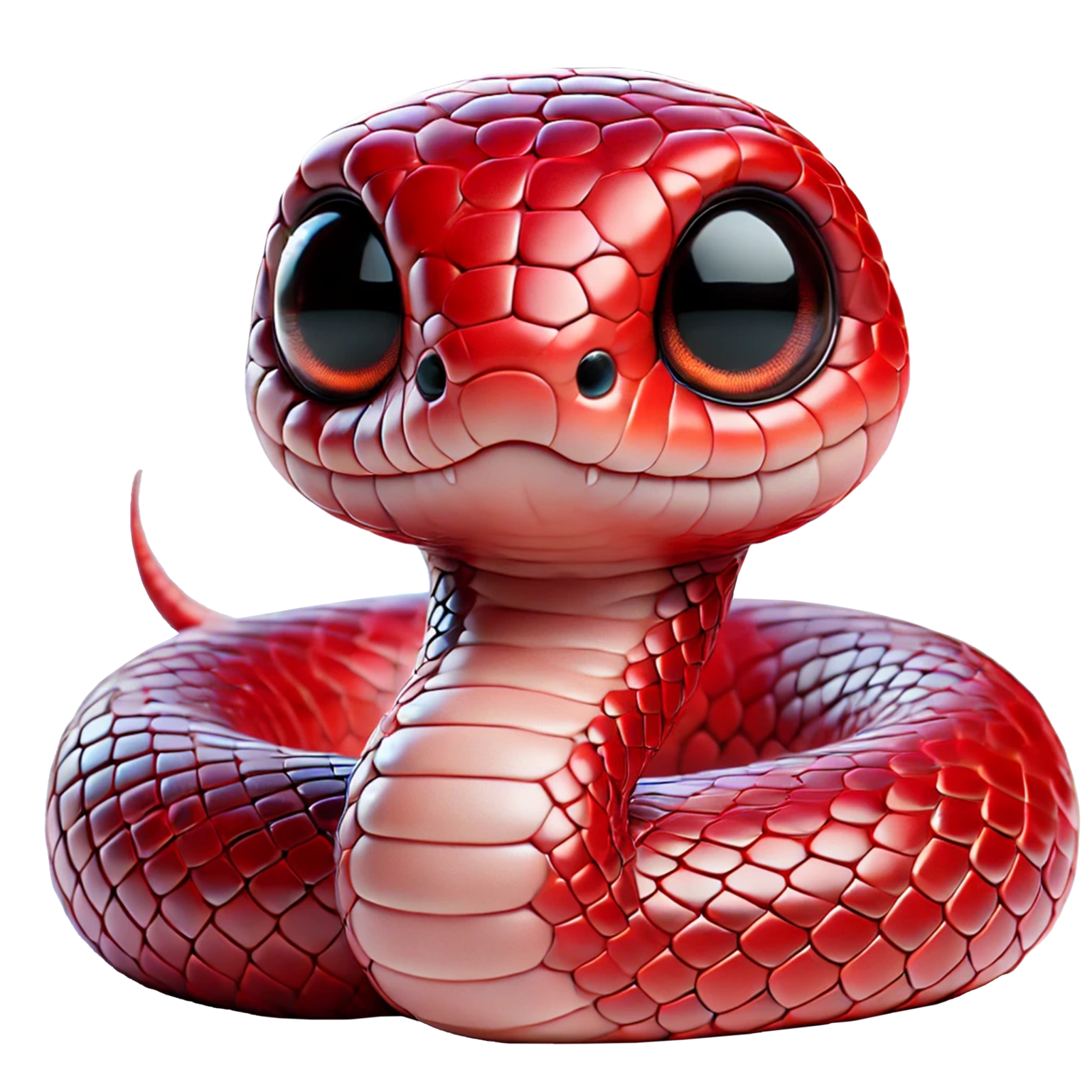 Hình in con rắn đẹp cute năm Ất tỵ 2025