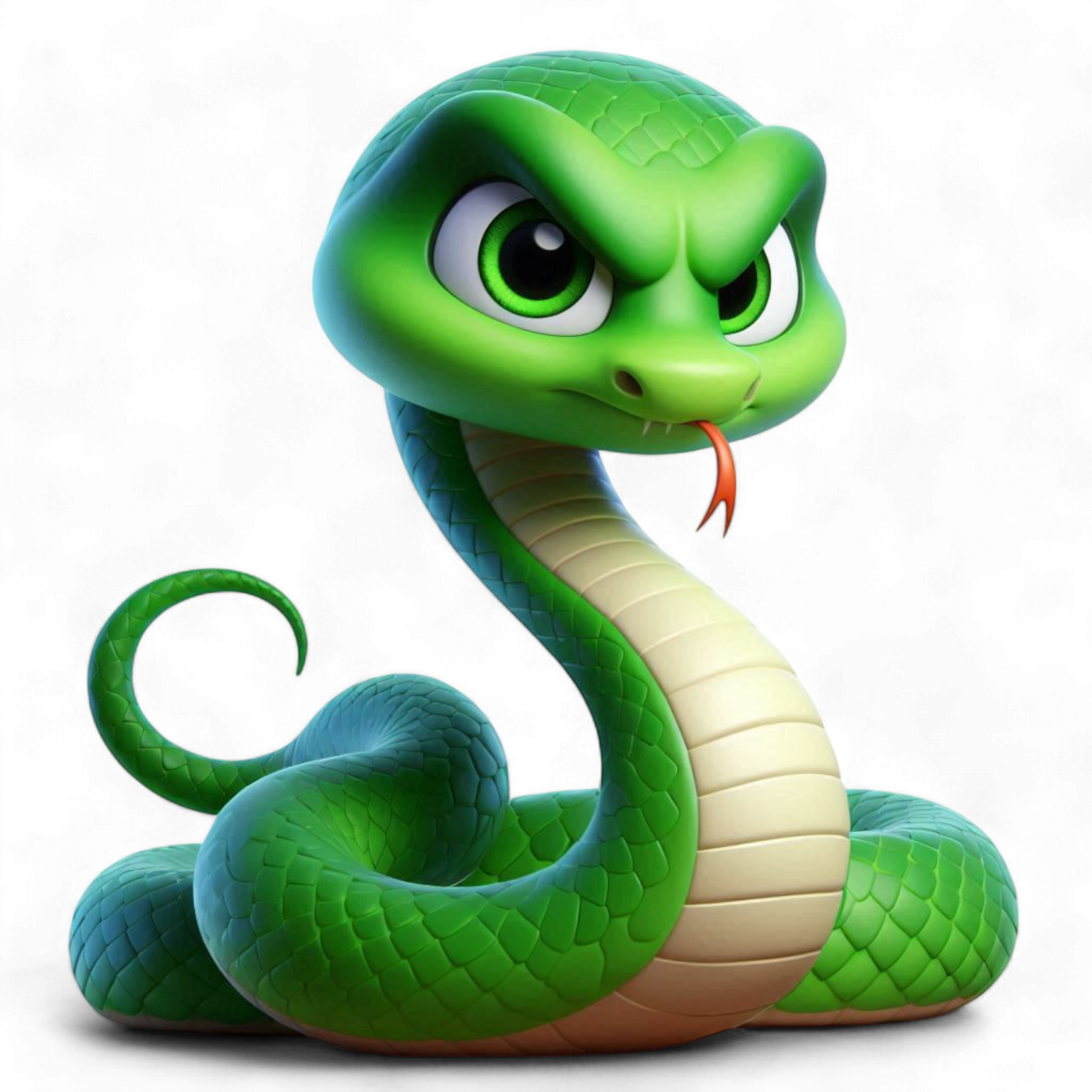 Hình in con rắn đẹp cute năm Ất tỵ 2025