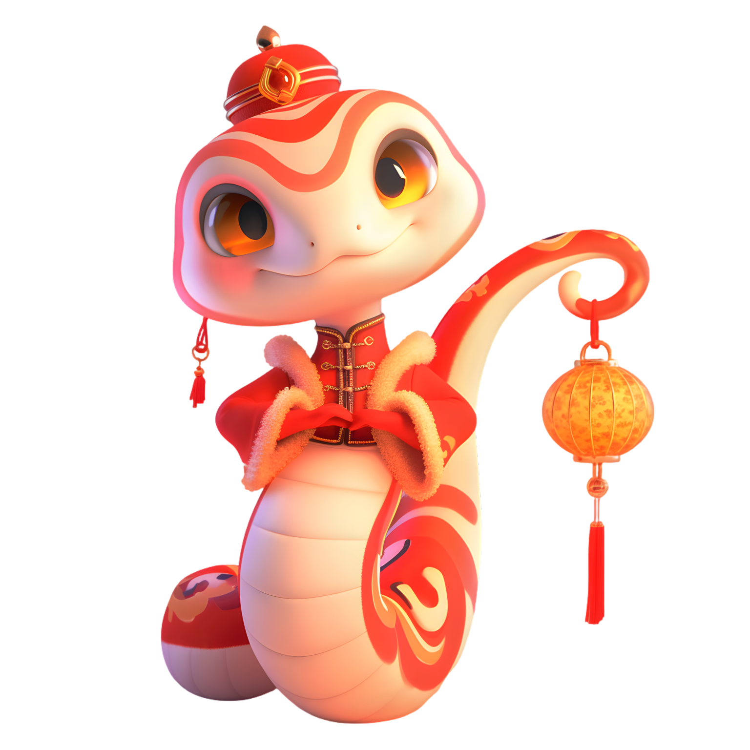 Hình in con rắn đẹp cute năm Ất tỵ 2025