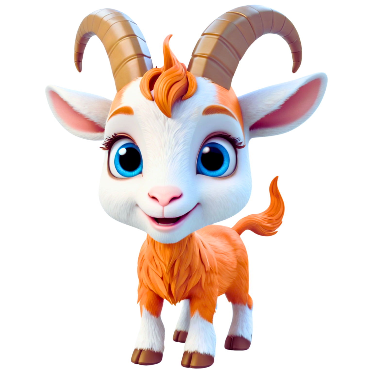 Hình in chủ đề con dê