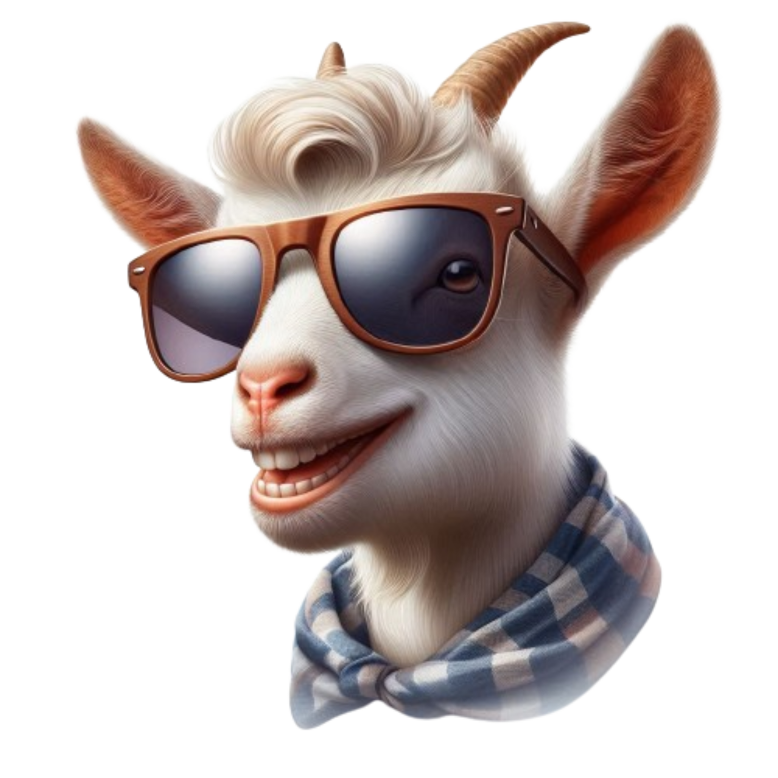 Hình in chủ đề con dê