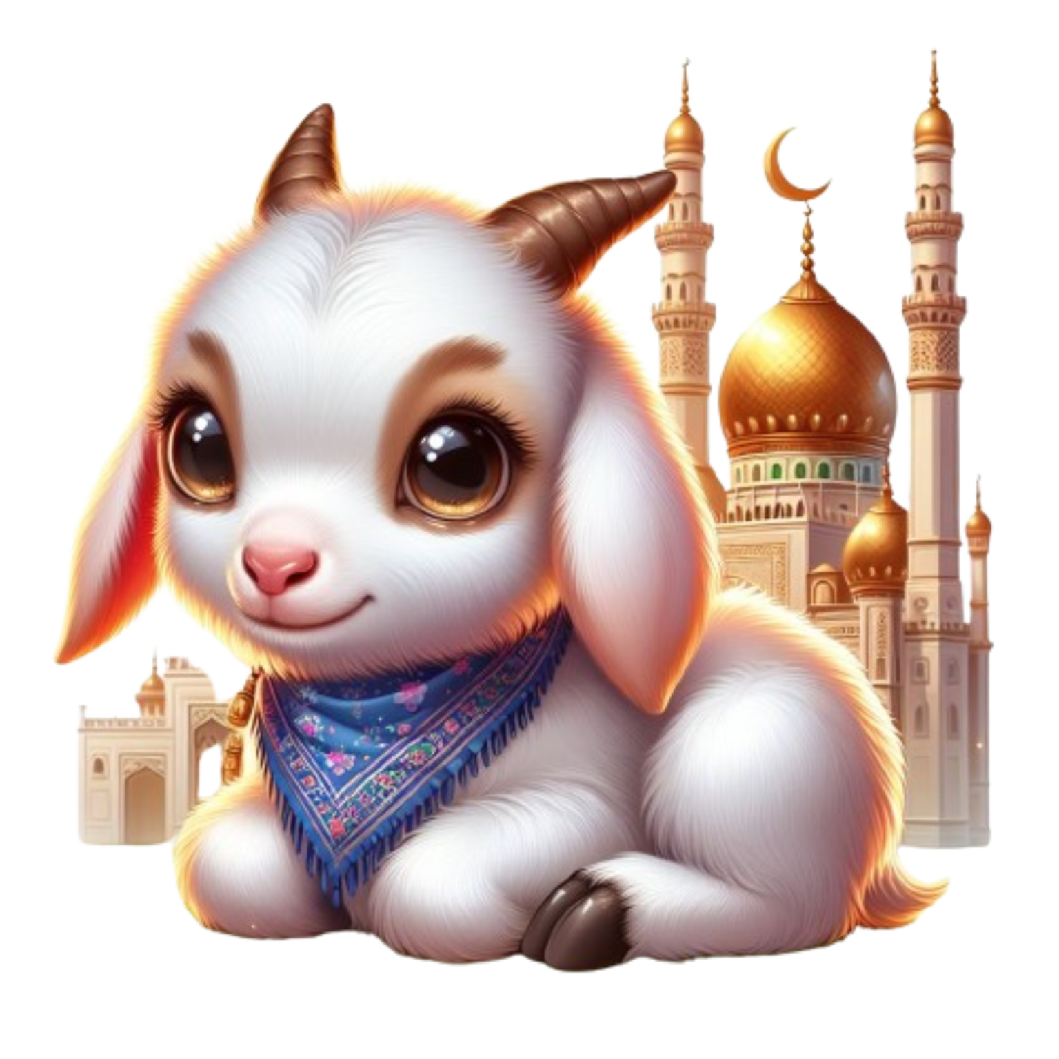 Hình in chủ đề con dê