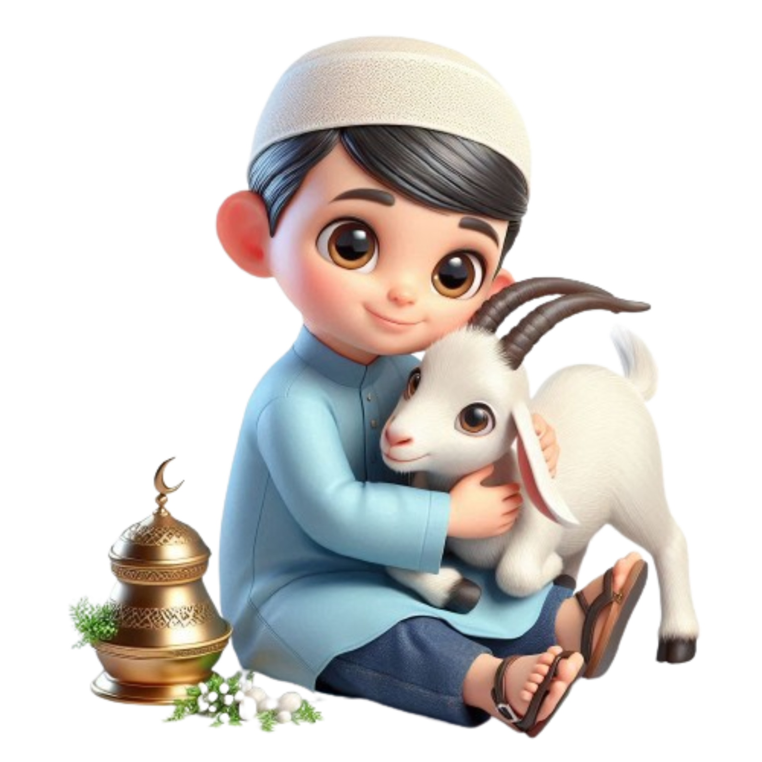 Hình in chủ đề con dê