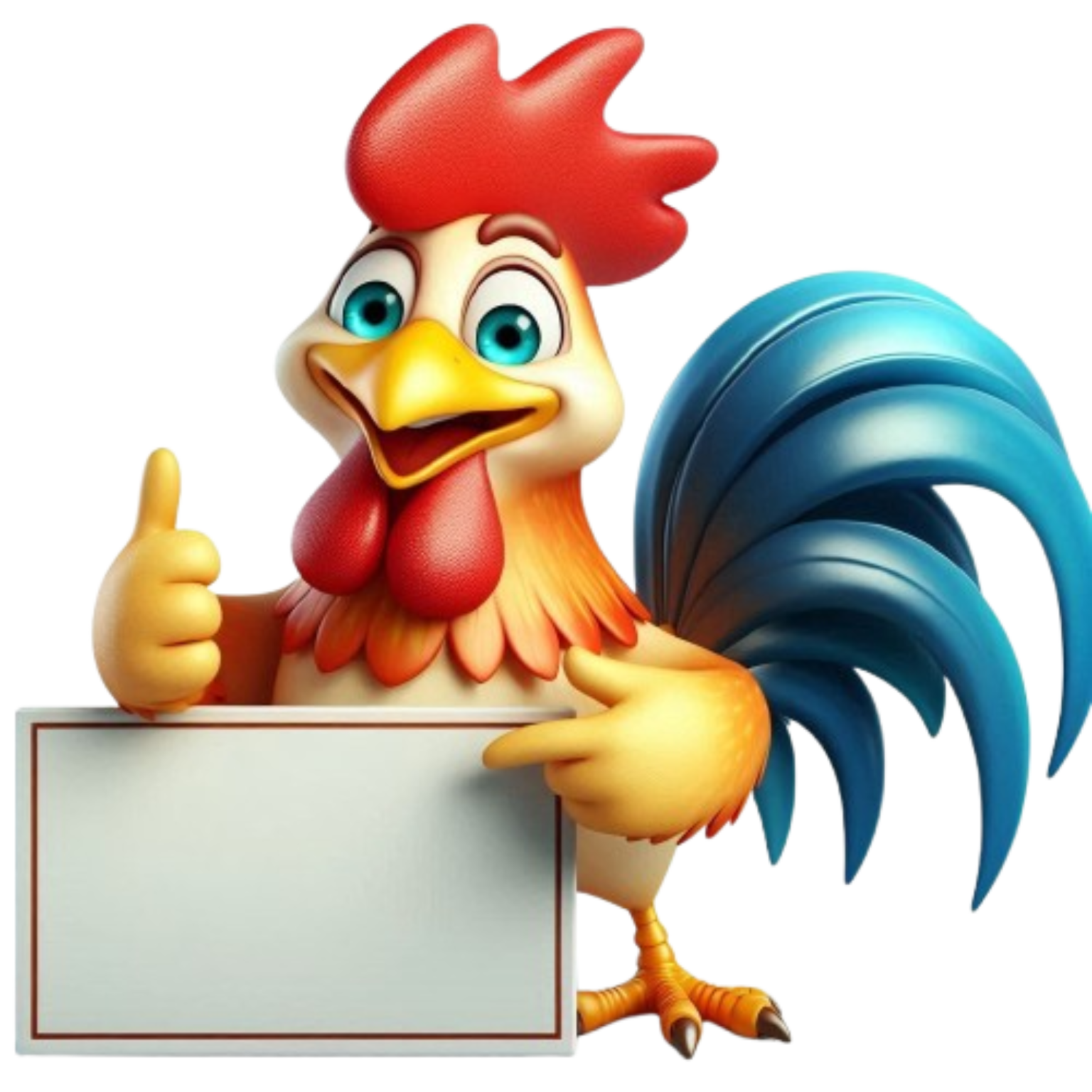 Hình in chủ đề con gà