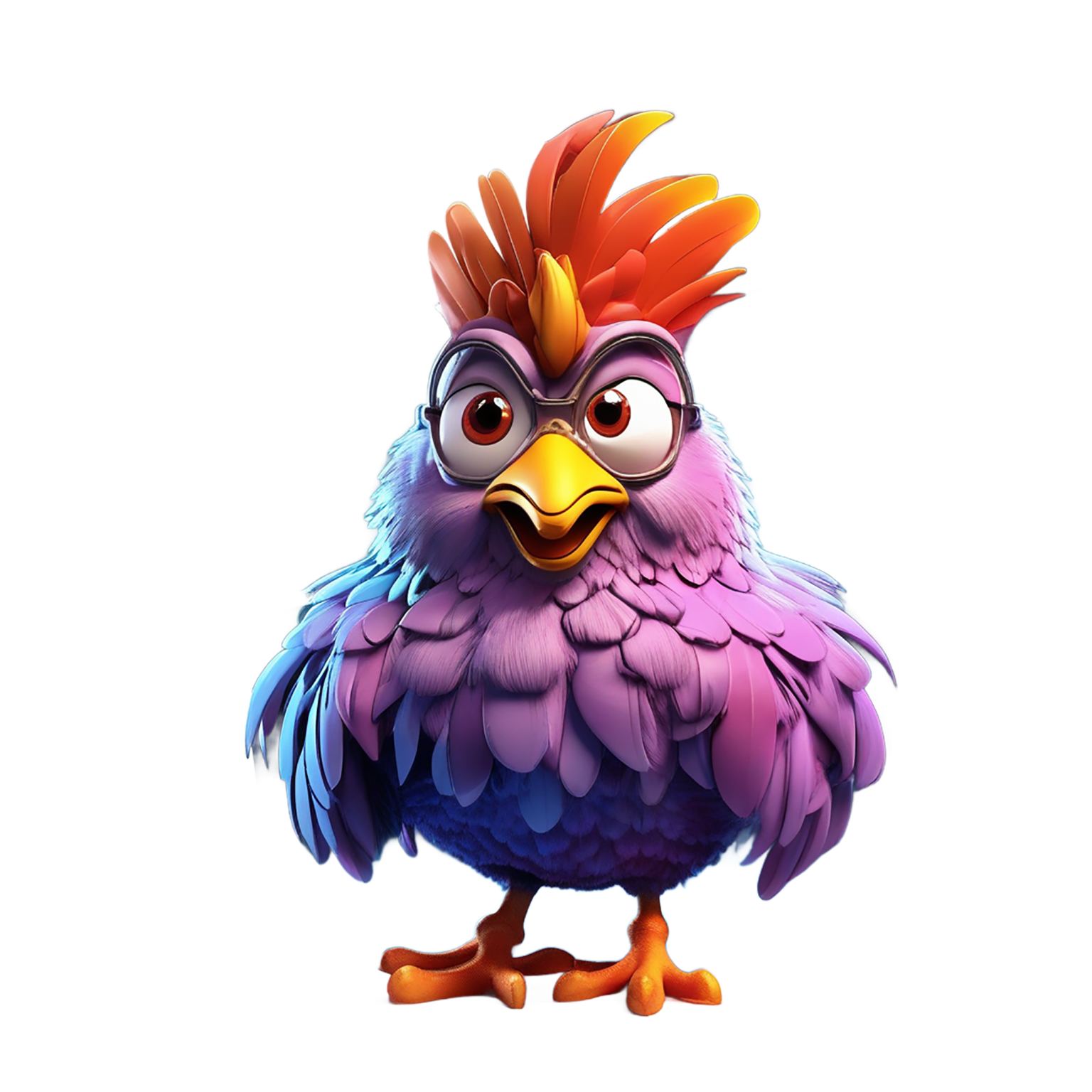 Hình in chủ đề con gà