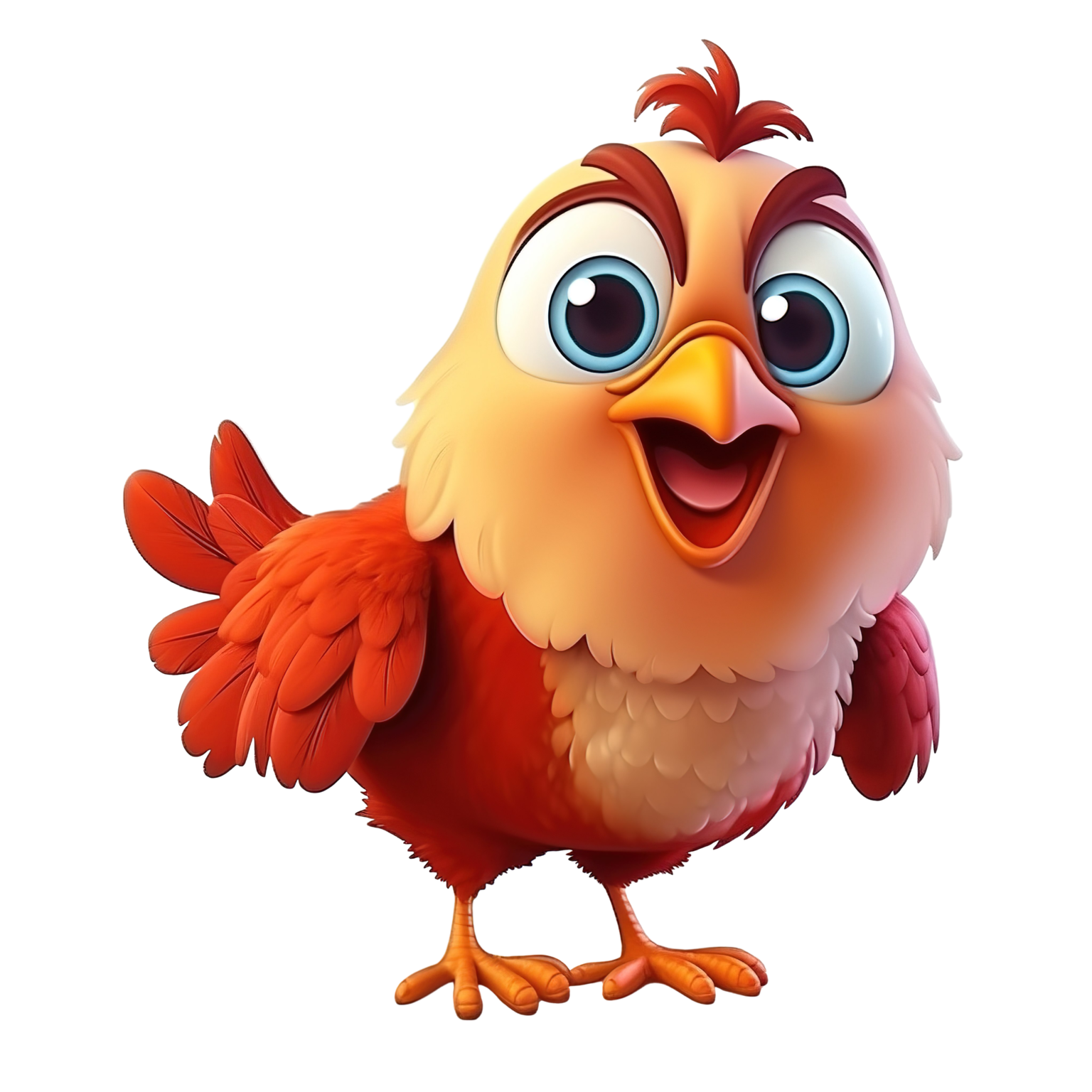 Hình in chủ đề con gà