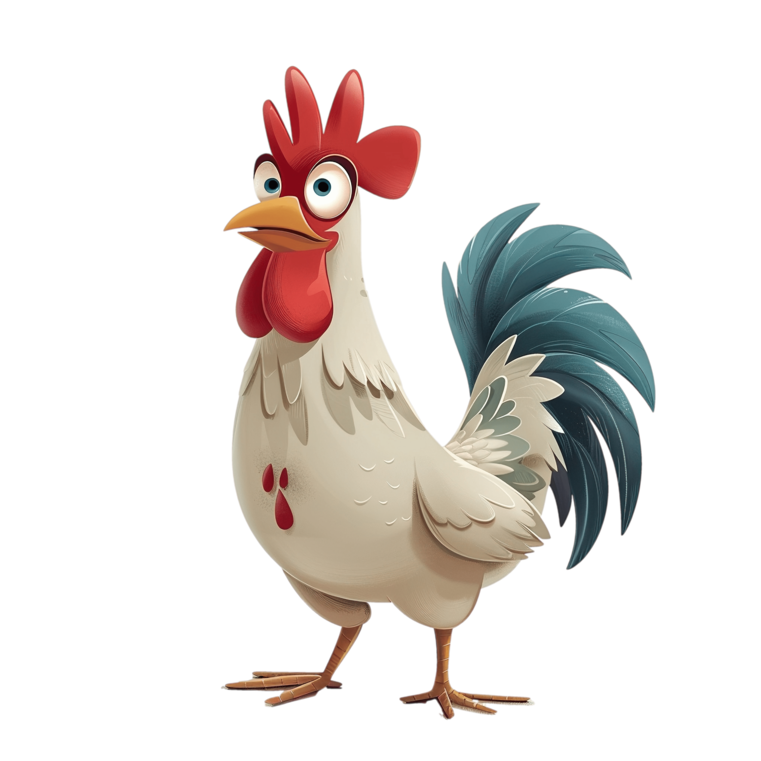 Hình in chủ đề con gà