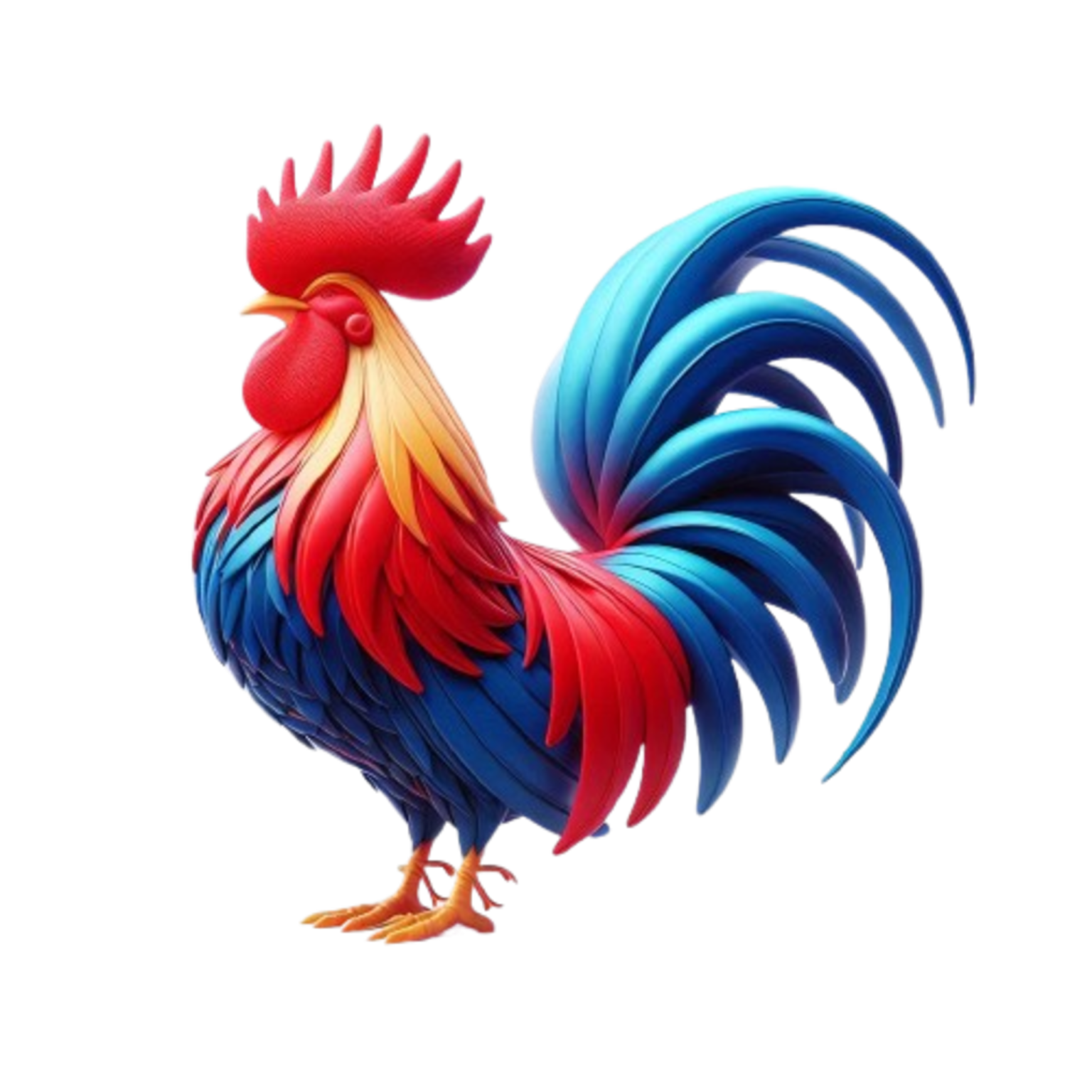 Hình in chủ đề con gà