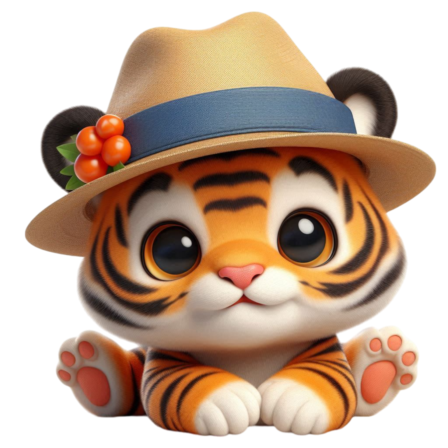 Hình in chủ đề con hổ