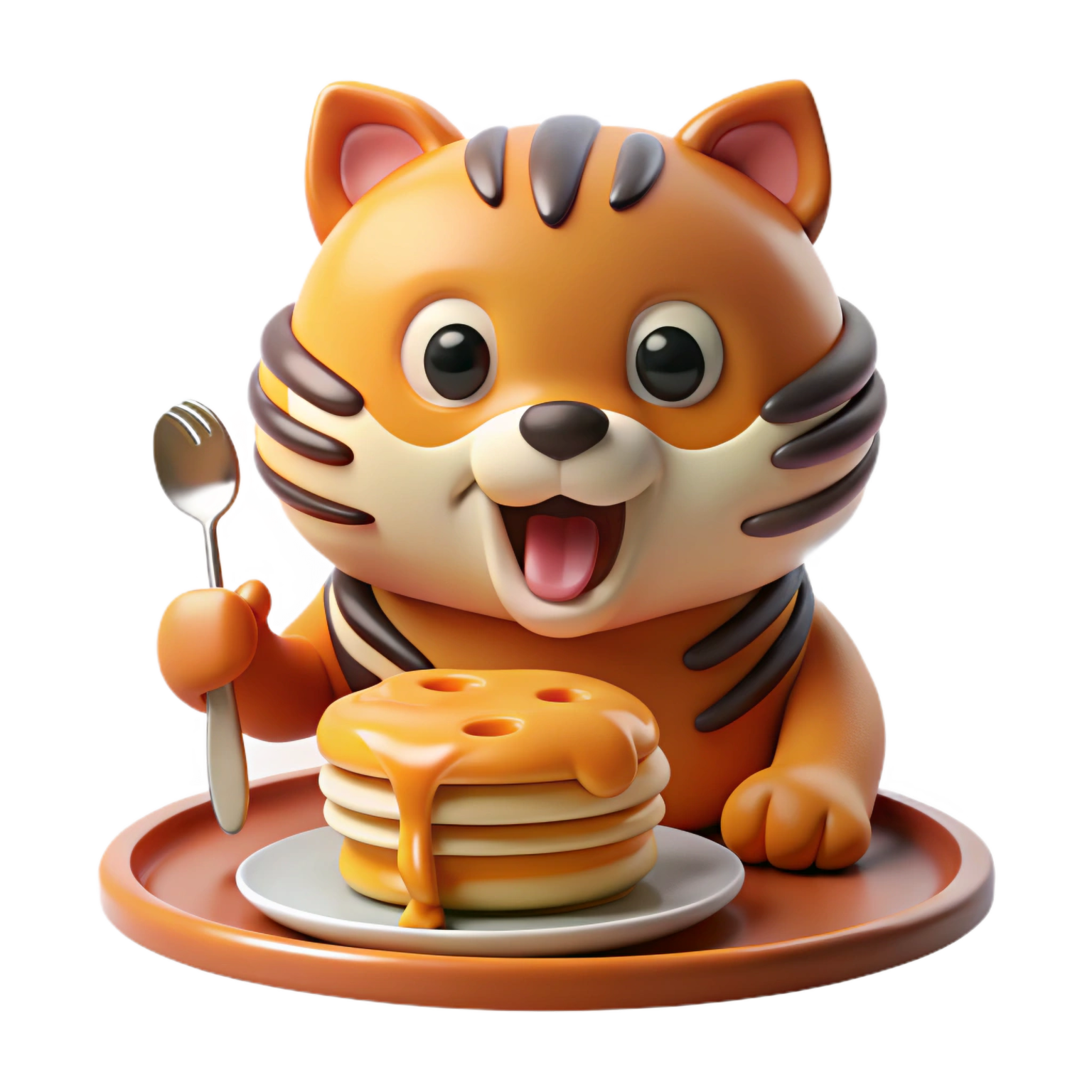 Hình in chủ đề con hổ