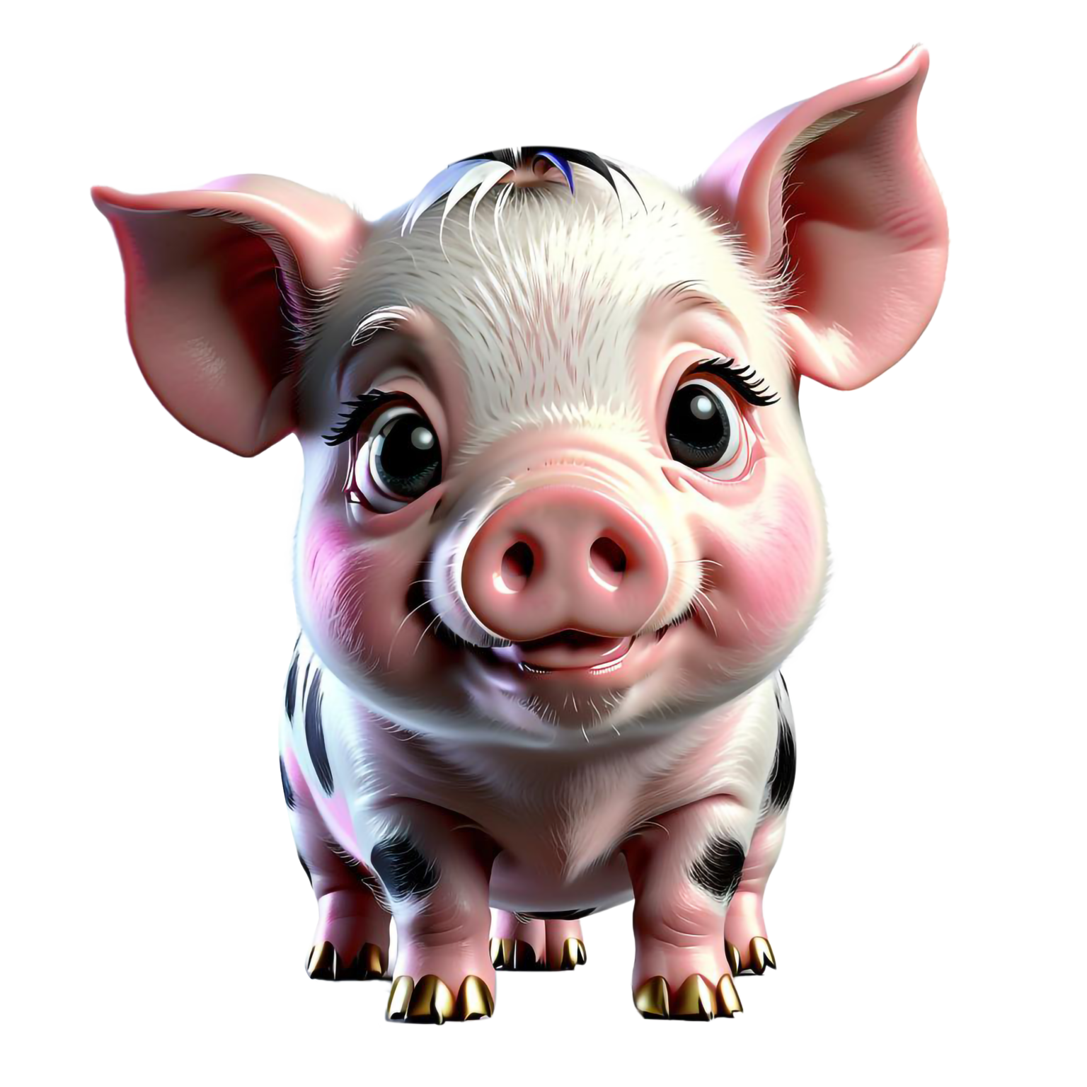 Hình in chủ đề con heo