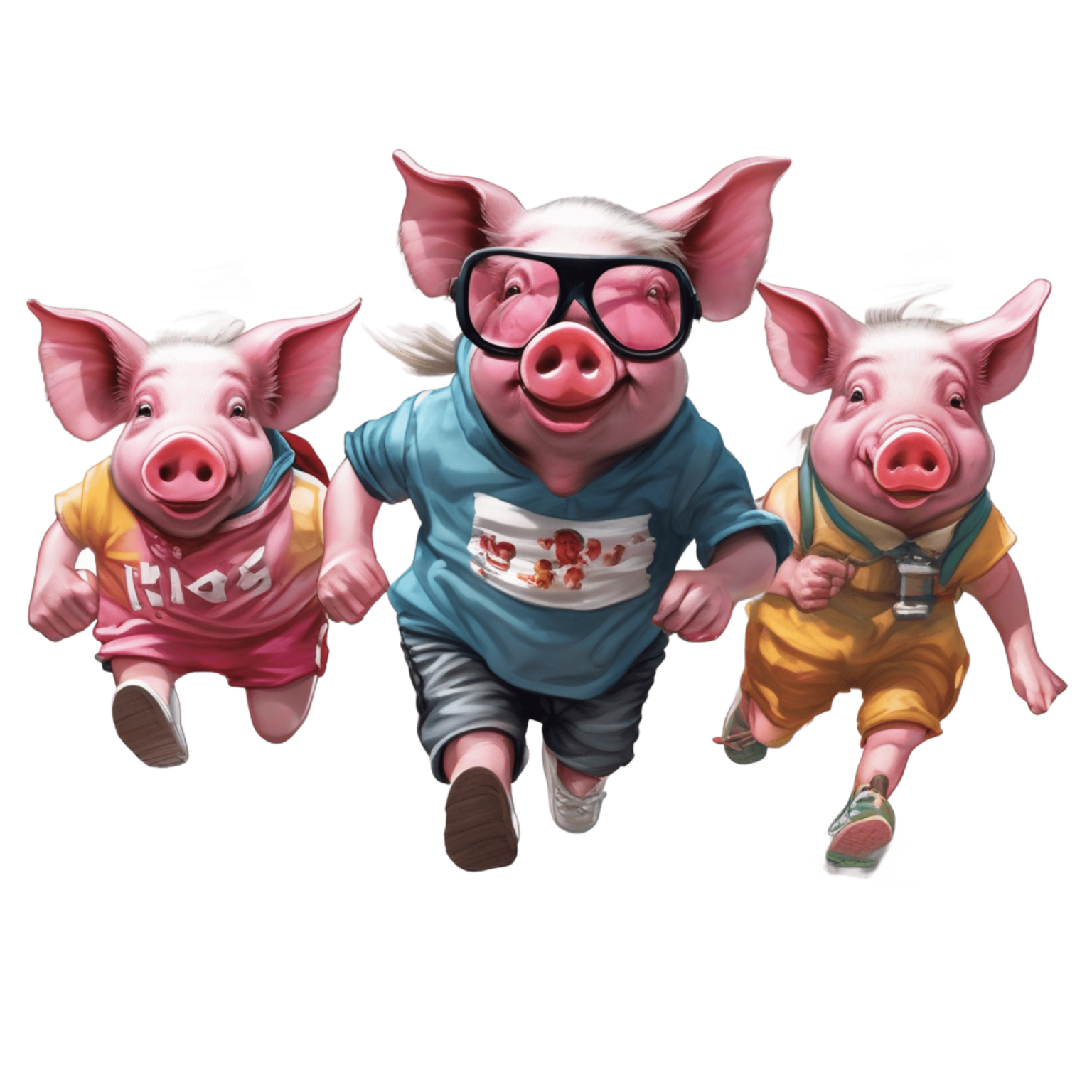 Hình in chủ đề con heo