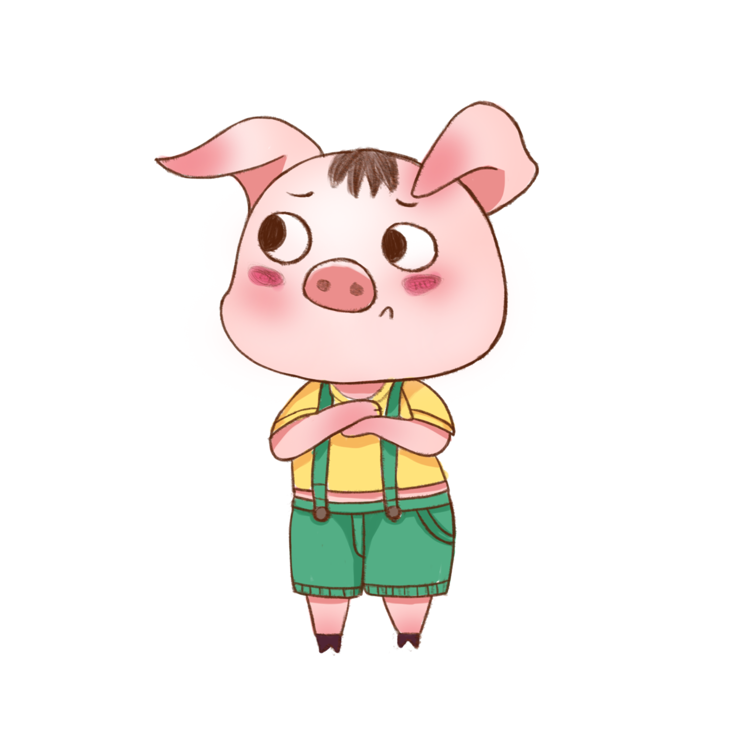 Hình in chủ đề con heo