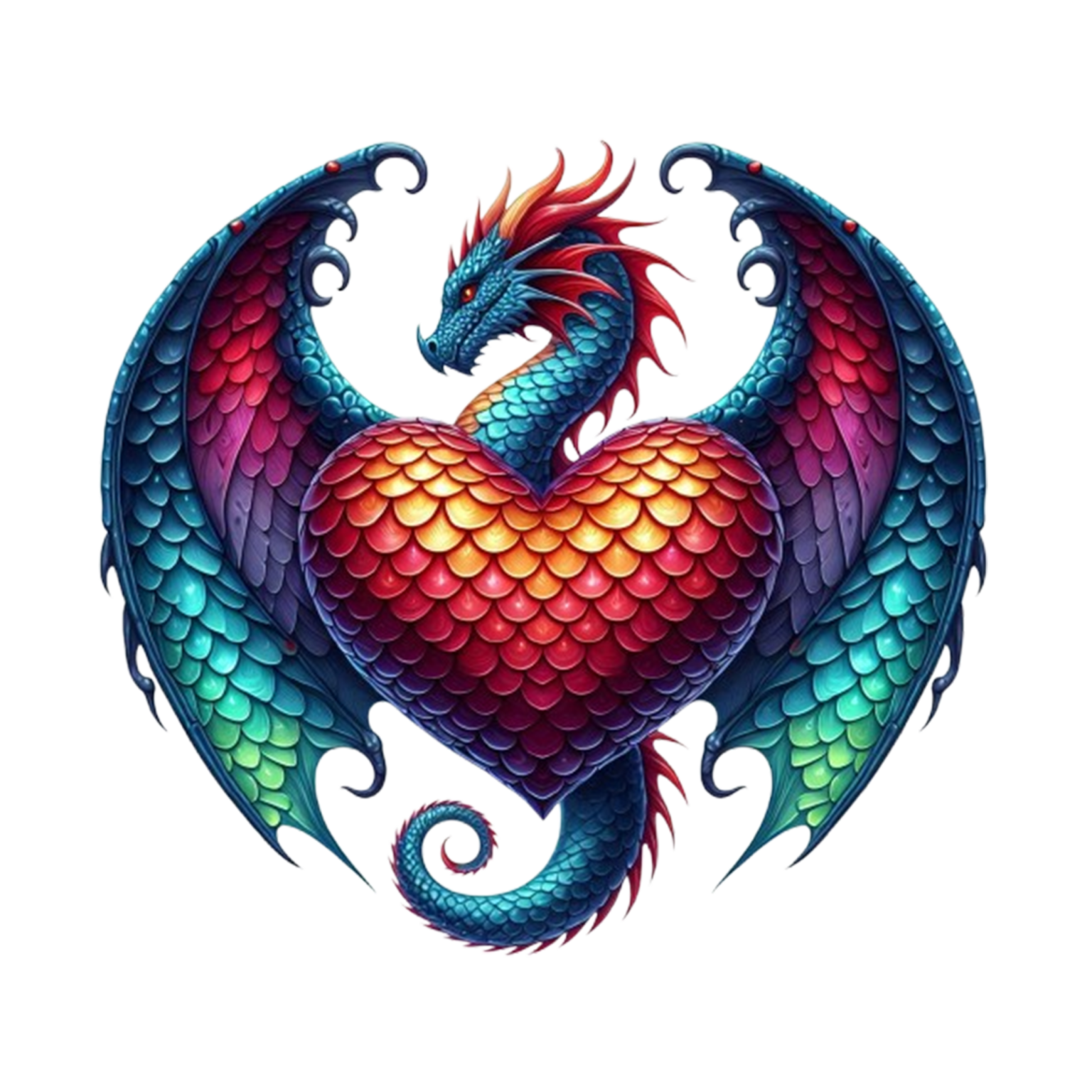 Hình in chủ đề con rồng cute (