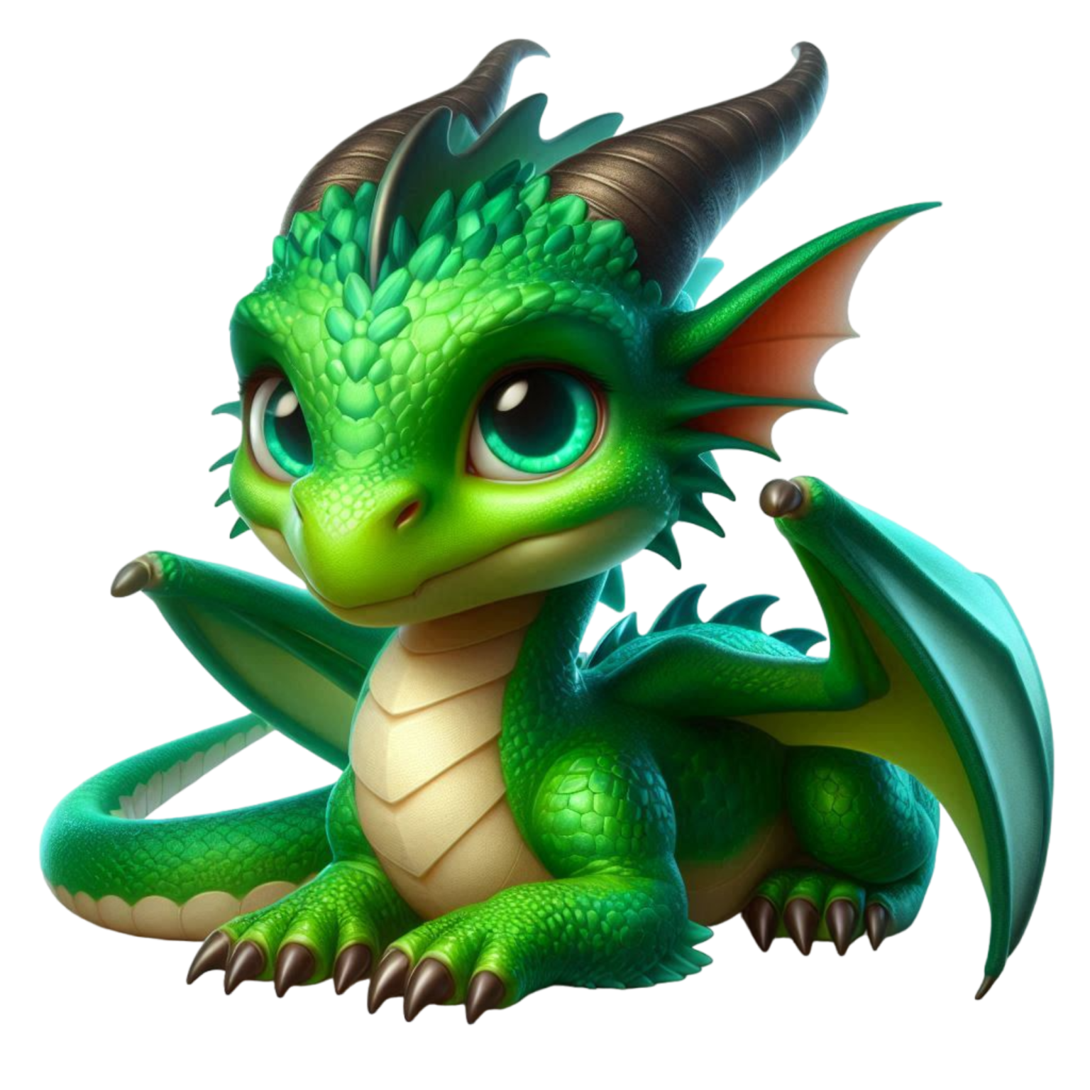 Hình in chủ đề con rồng cute (