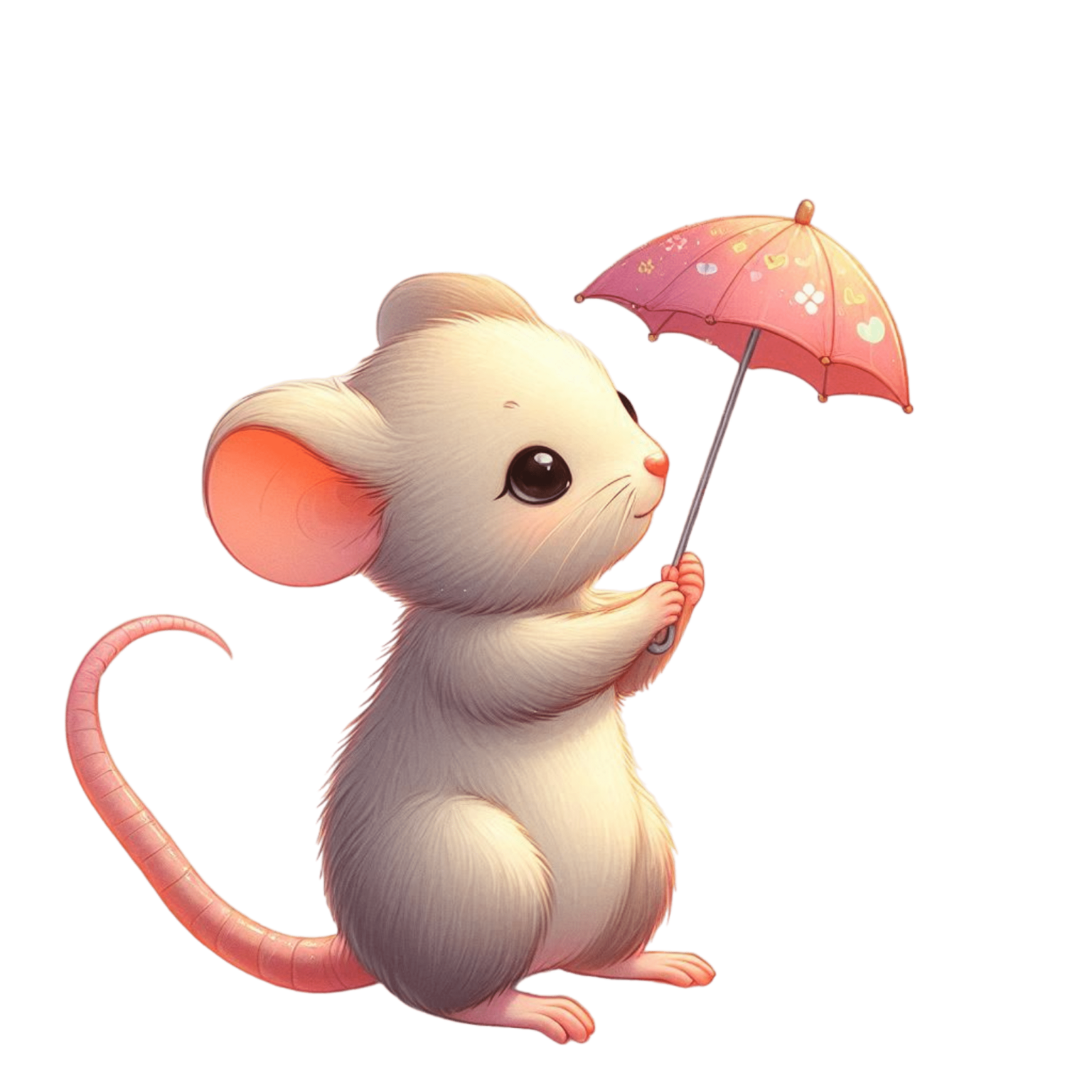 Hình in chuột cute dễ thương