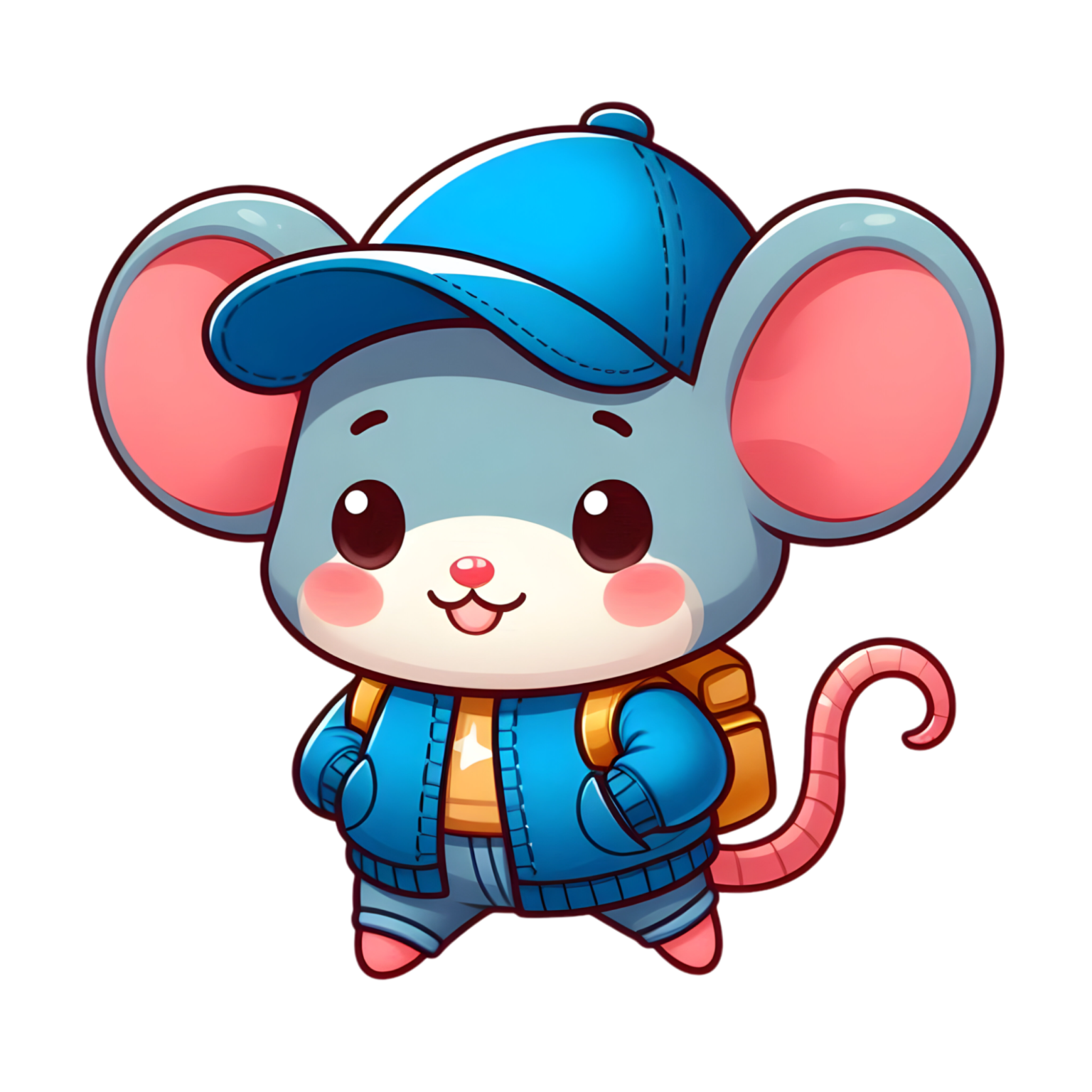 Hình in chuột cute dễ thương