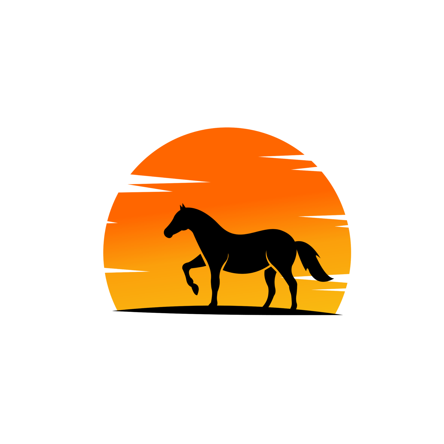 hình in chủ đề con ngựa