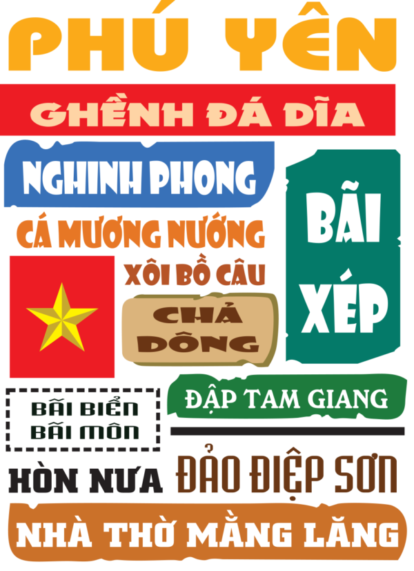 file thiết kế hình in chủ đề PHÚ YÊN