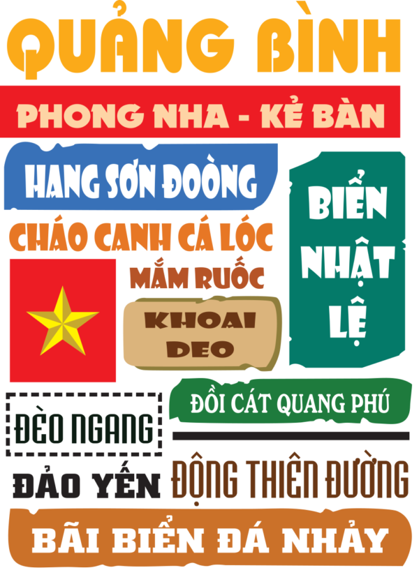 file thiết kế hình in chủ đề QUẢNG BÌNH