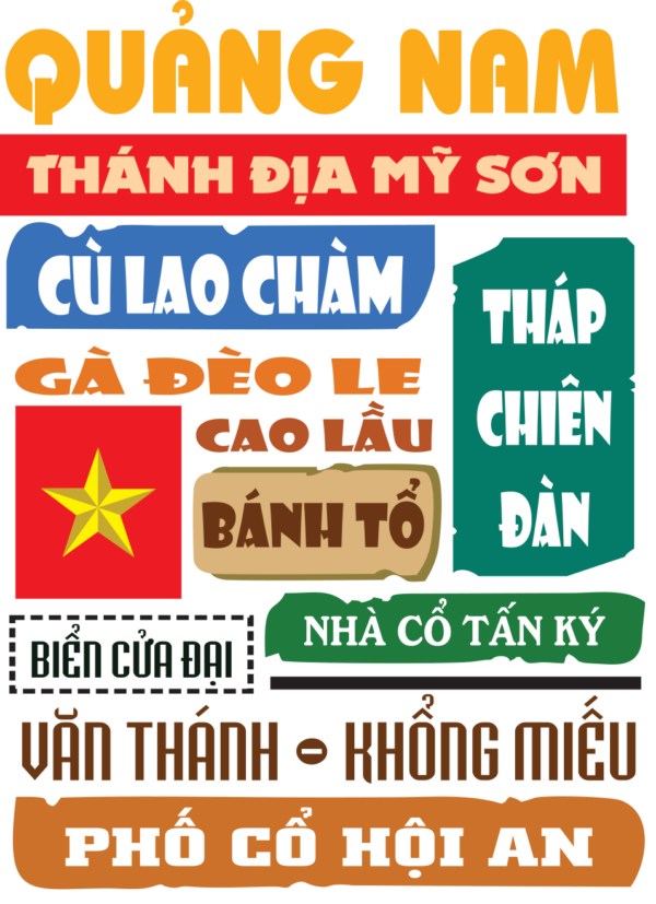 file thiết kế hình in chủ đề QUẢNG NAM