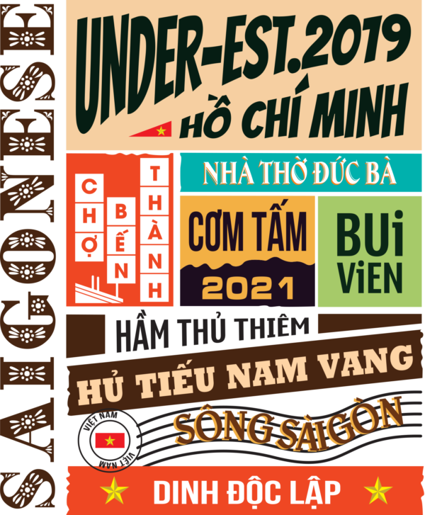 file thiết kế hình in chủ đề Sài Gòn TP Hồ Chí Minh