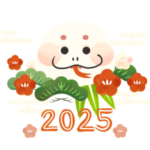 Hình in con rắn đẹp cute năm Ất tỵ 2025