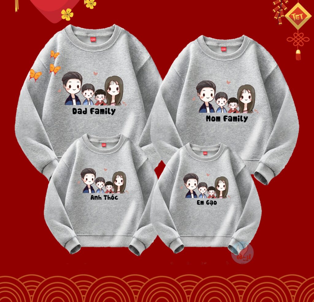 Áo hoddie Tết 2025