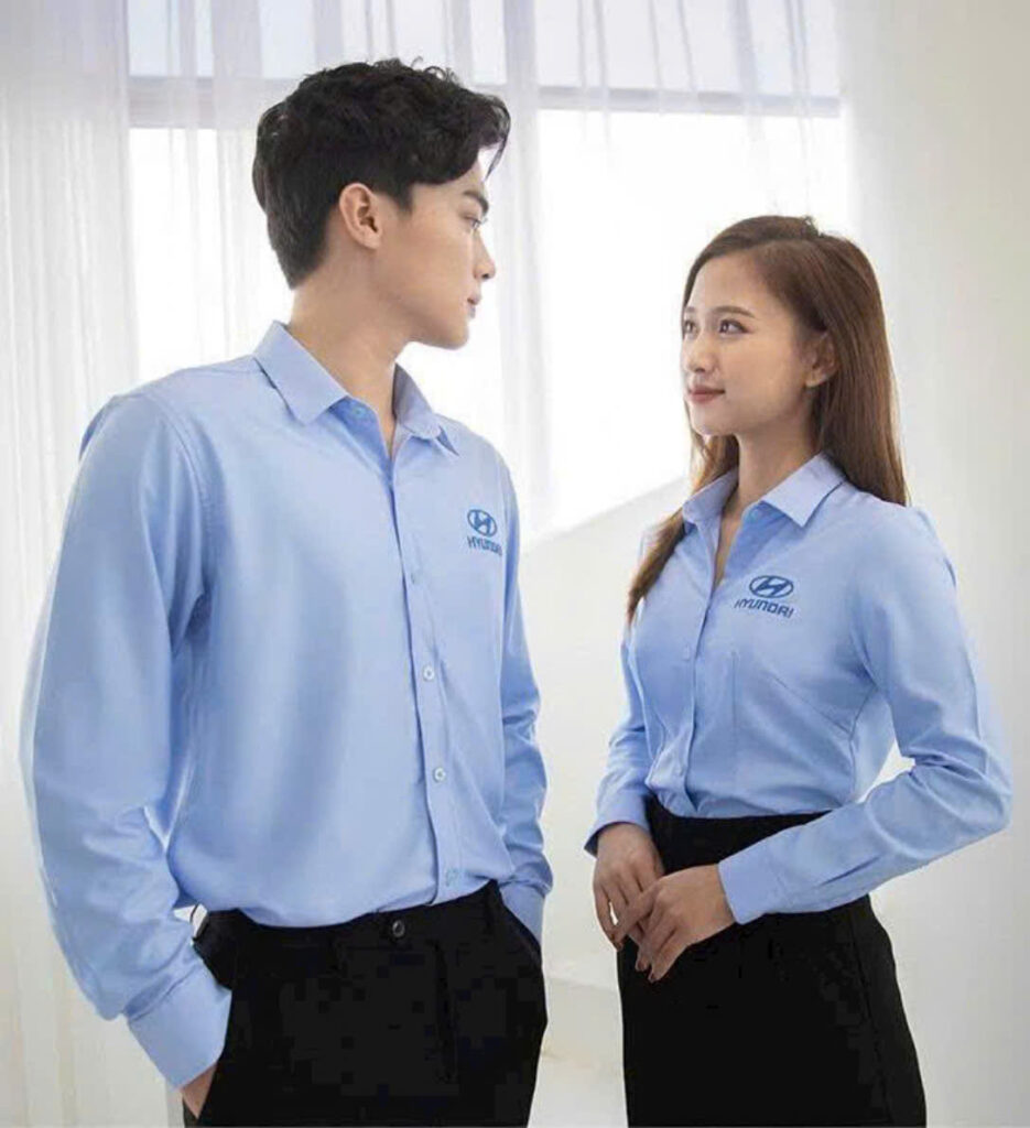 In logo sơ mi đồng phục