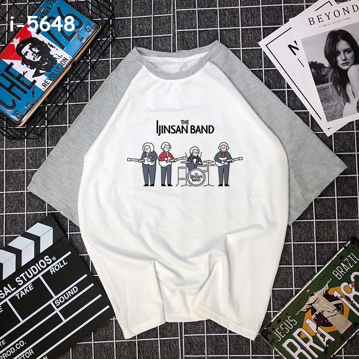 Áo thun Raglan in